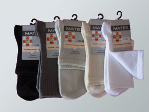 zdravitní ponožky MATEX Diabetes 1L - žebro