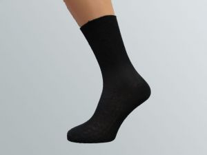 100% bavlněná ponožka, černá